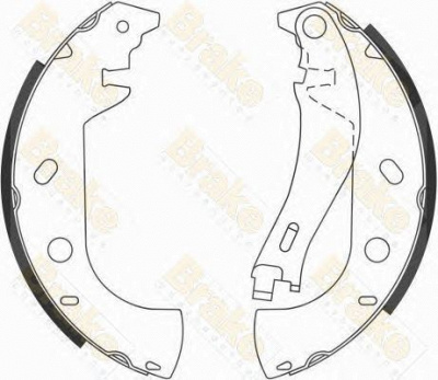 BRAKE ENGINEERING sh2535 -  Комплект тормозных колодок